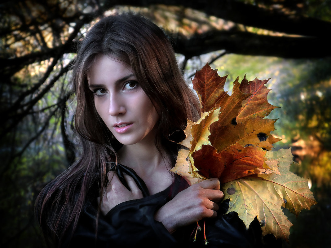 Девушка с листьями... - Андрей Войцехов