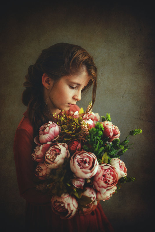 Девочка с цветами - Анна Фрошгайзер