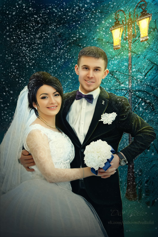 открытка на свадьбу - николай дубовцев