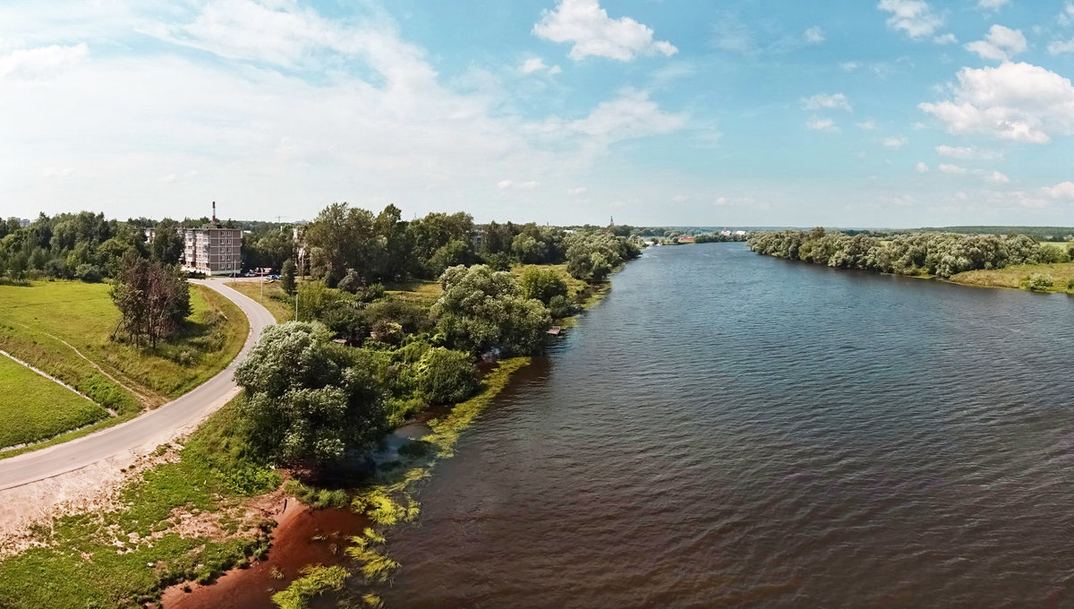 2.вид на Москву - реку и город Бронницы - Николай Мартынов