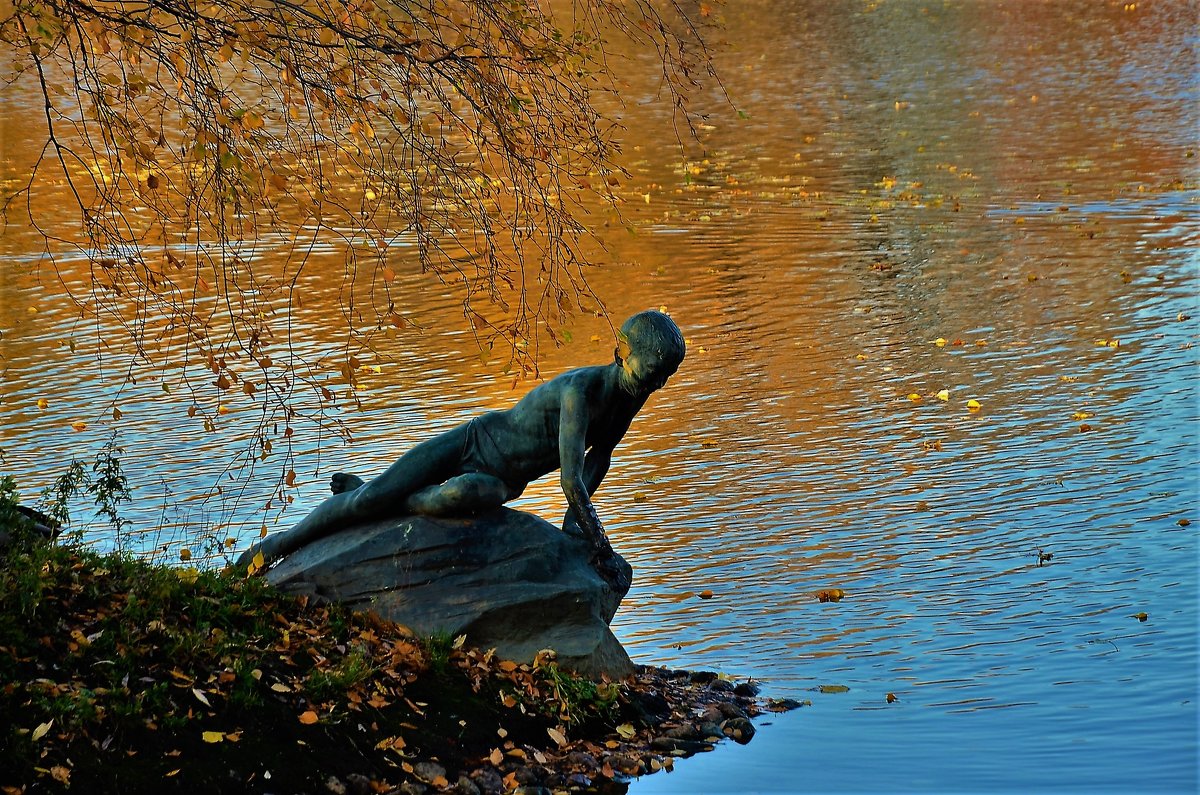 Смотрящий в пруд,в Золотой листопад... - Sergey Gordoff