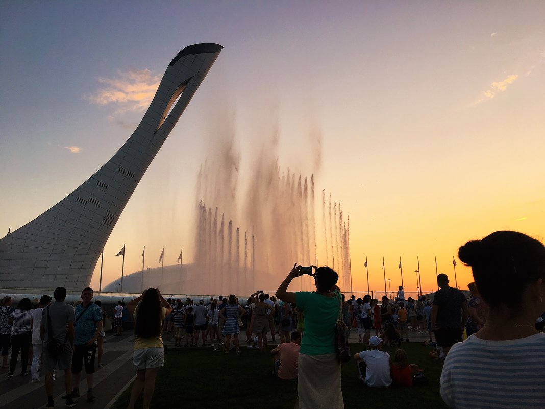 Олимпийский парк Сочи. Поющий фонтан - Алла ZALLA