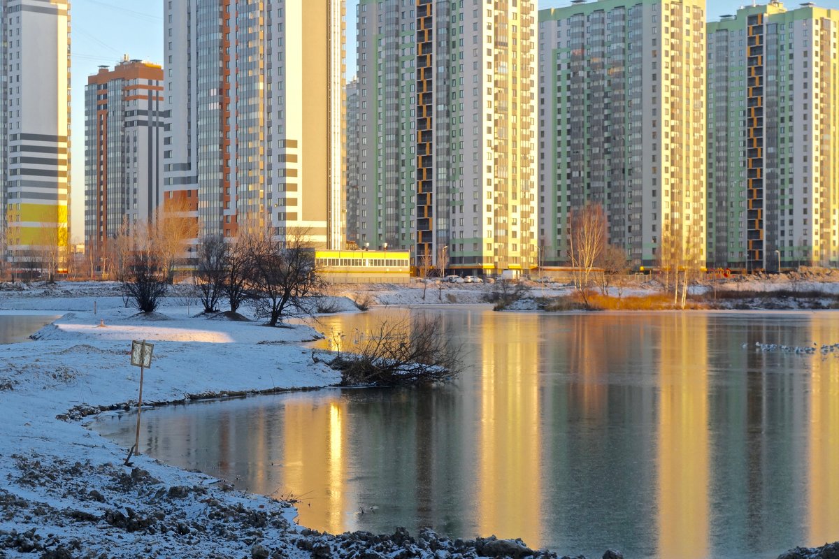 морозное утро ноября в Купчино - Елена 