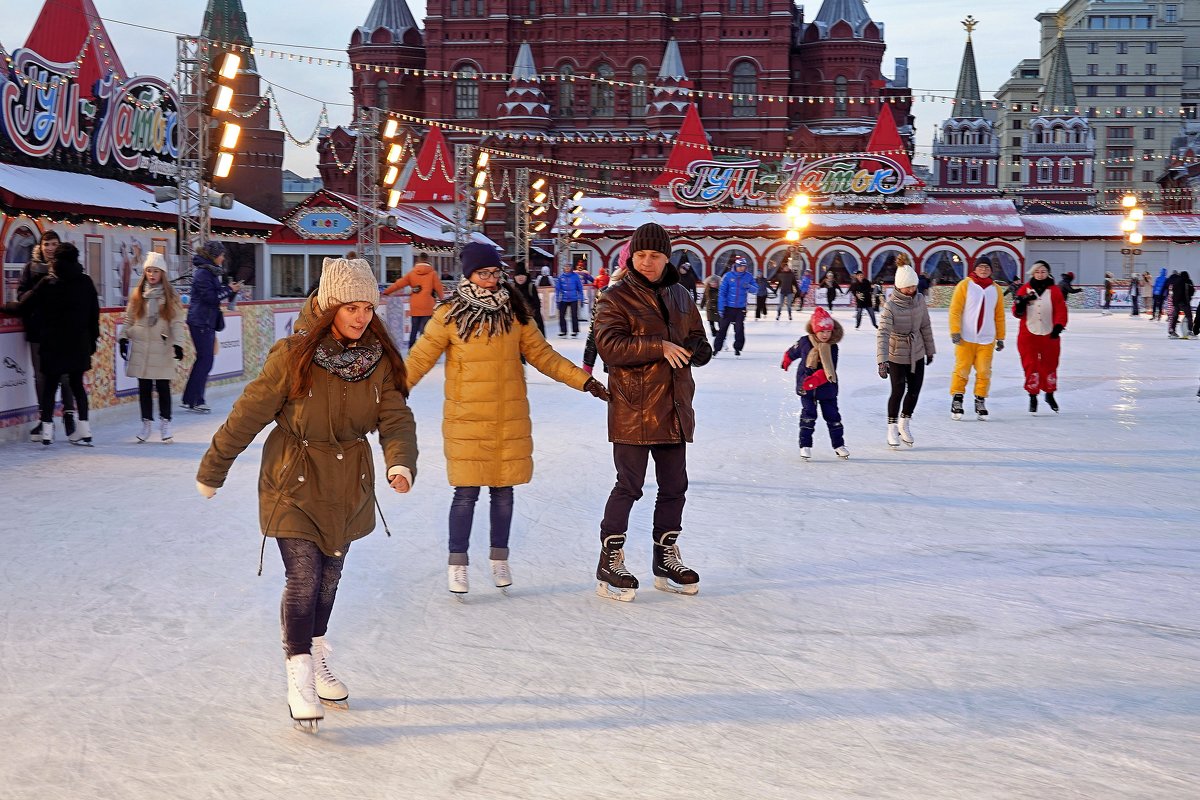 Новогодний ГУМ-каток на Красной площади 2018-2019! - Татьяна Помогалова