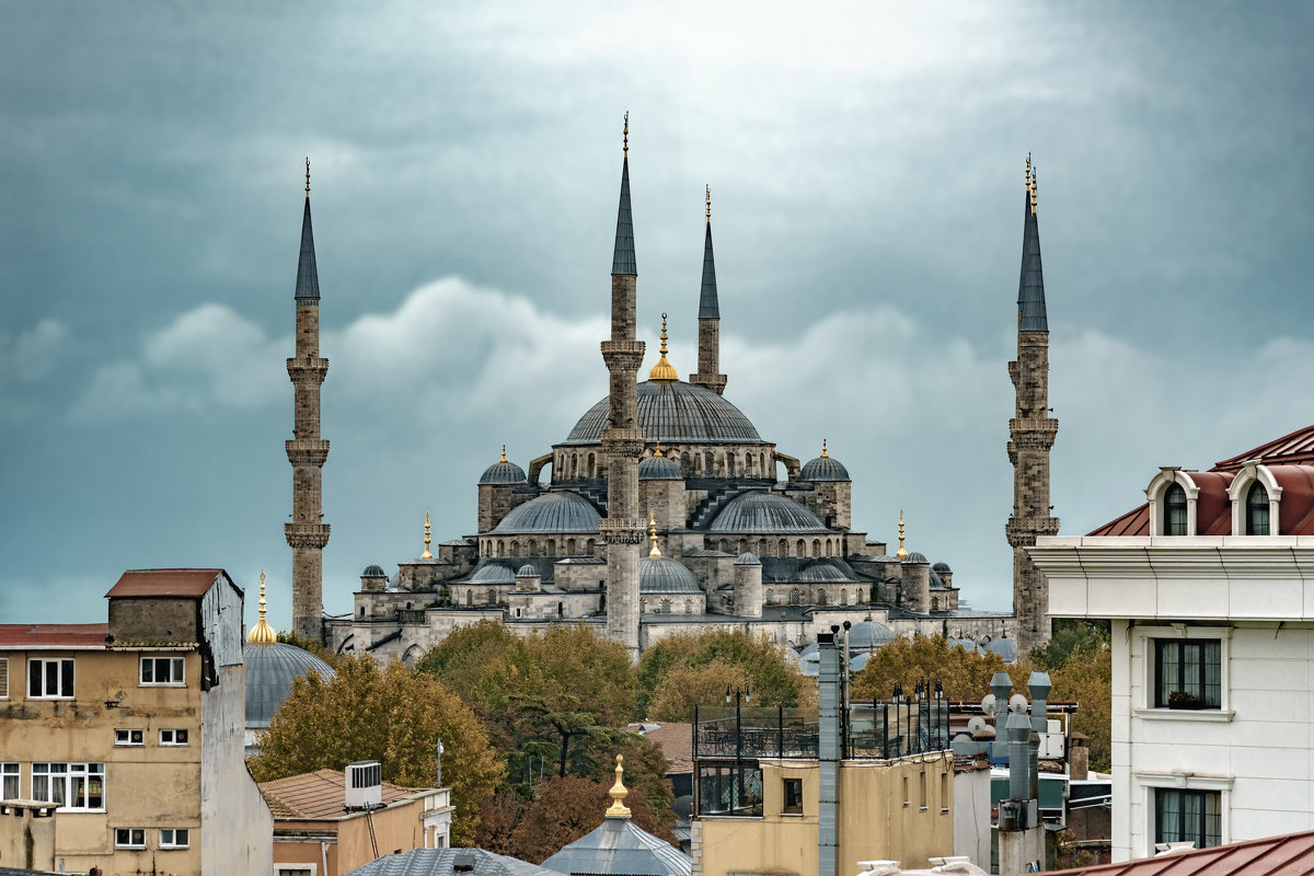 Голубая мечеть или мечеть Султанахмет. Стамбул. Турция. - Павел Сытилин