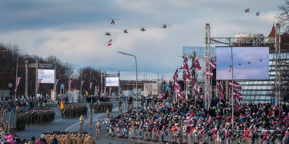 Репортаж с празднования столетия Латвии - Regina 