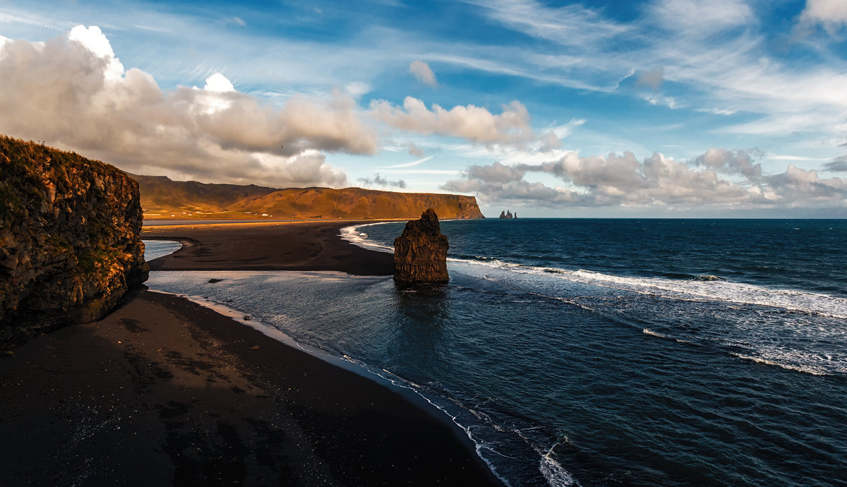Черный пляж Рейнисфьяра (Reynisfjara)...Исландия! - Александр Вивчарик