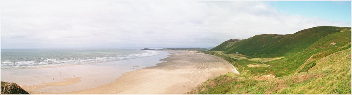 Пляж Llangennith Sands. - aWa 