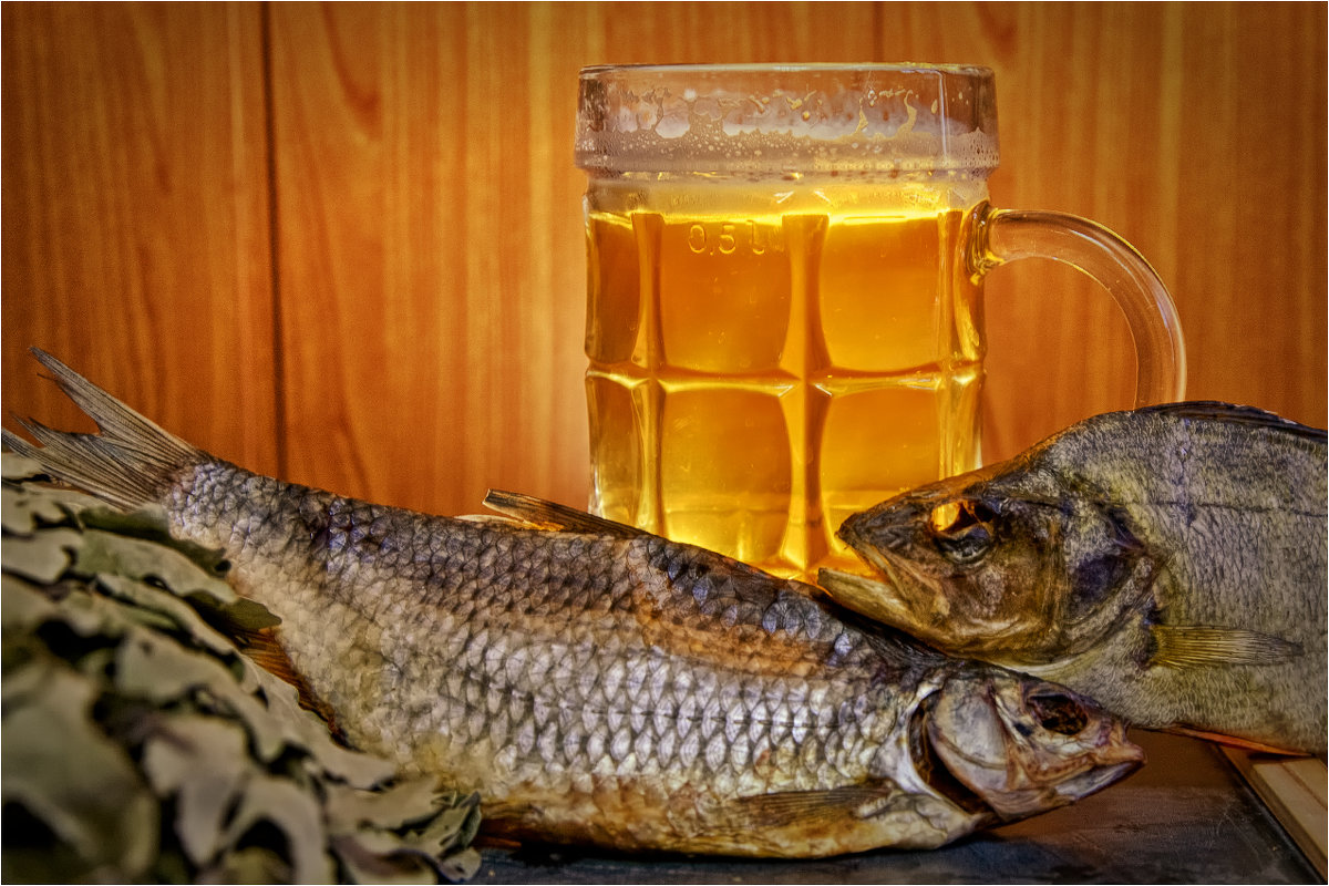 Банька рыбка и пиво