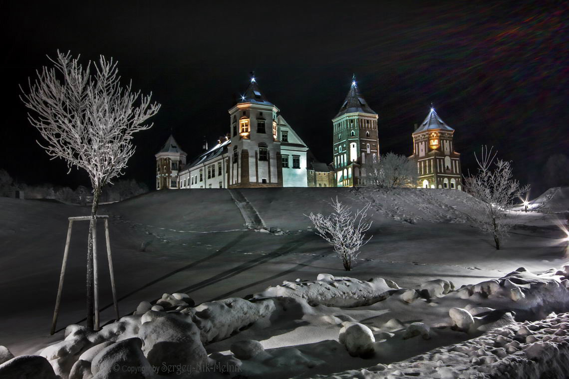 Северное сияние над Миром - Sergey-Nik-Melnik Fotosfera-Minsk