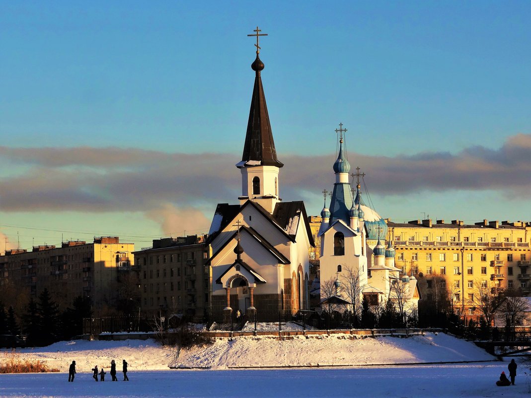 Церковь Св.Георгия Победоносца и церковь Рождества Христова... - Sergey Gordoff