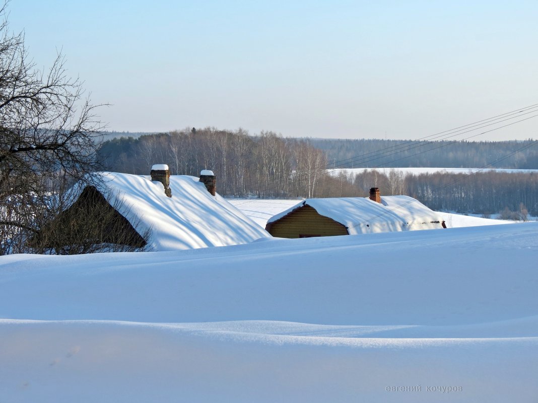 Снежный пейзаж - Евгений Кочуров