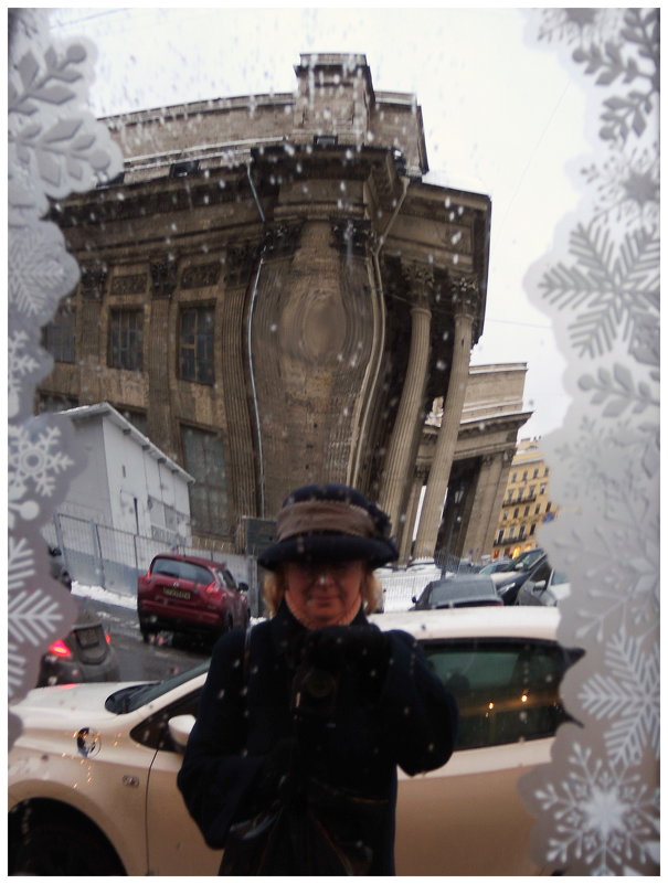 новогодний автопортрет на Казанской площади - sv.kaschuk 