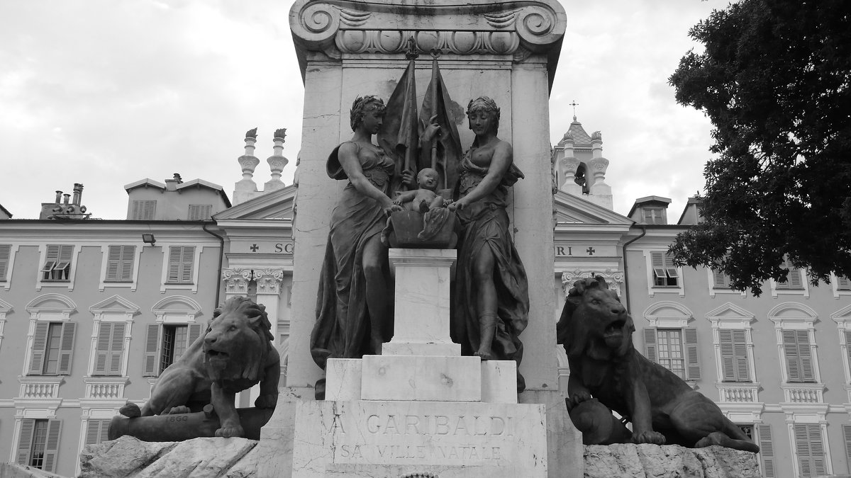 Ницца. Памятник Гарибальди - Таэлюр 