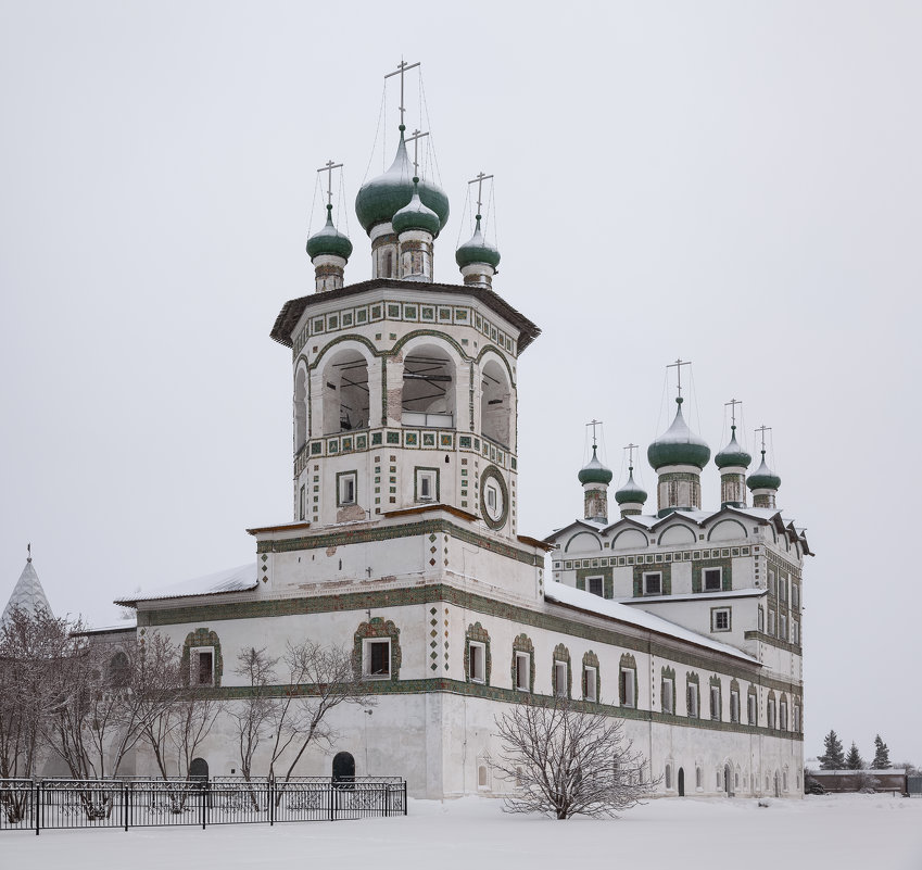 Николо-Вяжищский монастырь. Храм Иоанна Богослова с трапезной церковью Вознесения Господня - Алексей Шаповалов Стерх