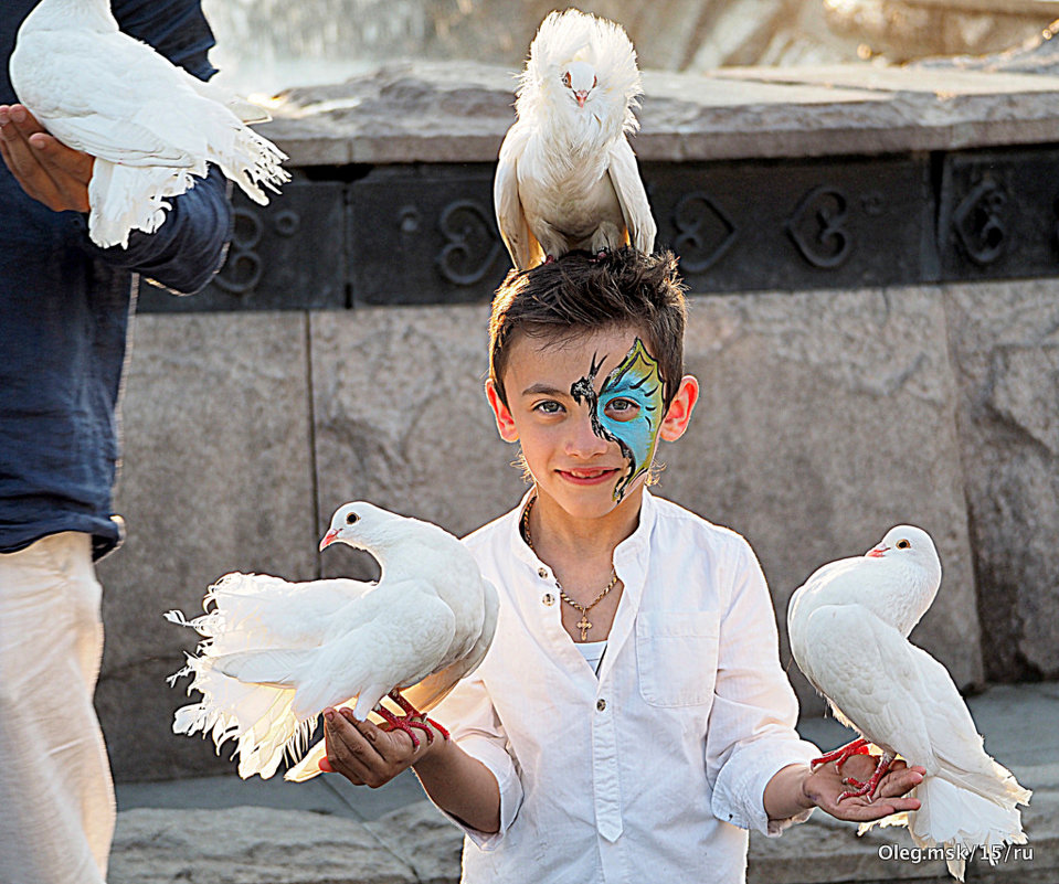 мальчик и голуби или белое счастье - Олег Лукьянов