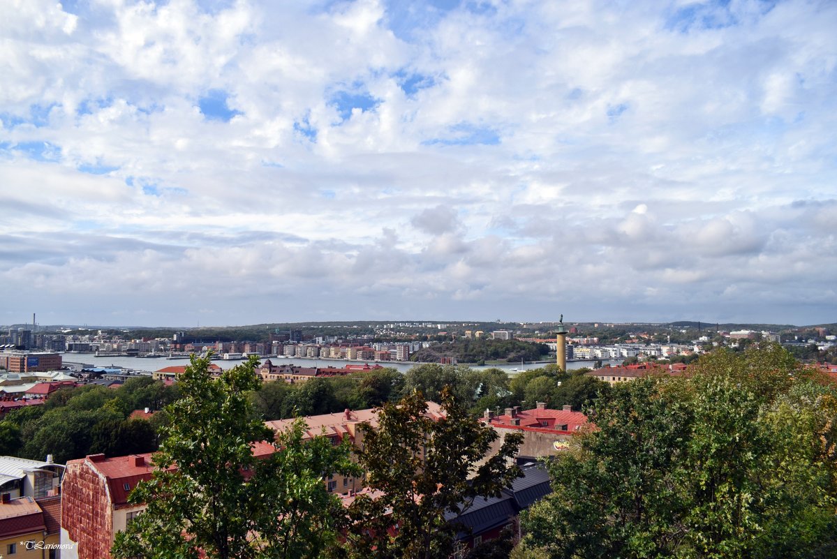 Панорама Гетерборга со смотровой плошадки возле Церкви Мастхуггет - Татьяна Ларионова
