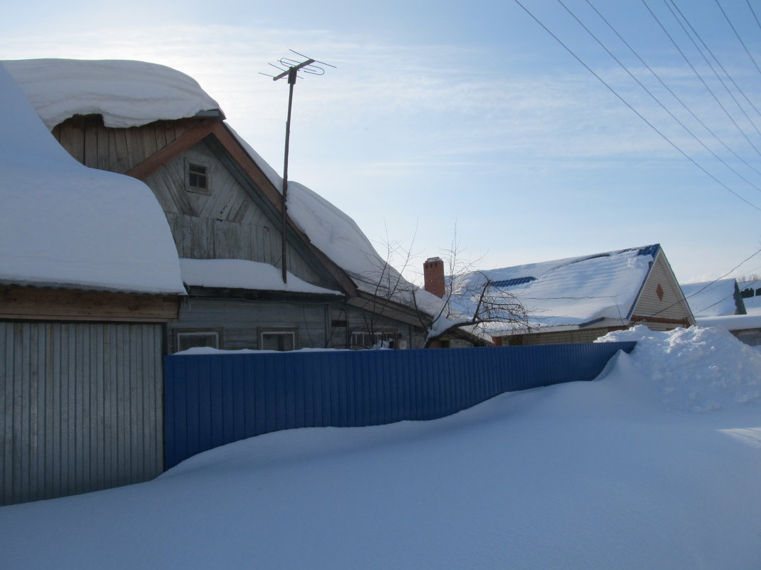 снегом засыпанный город - Елена Шаламова