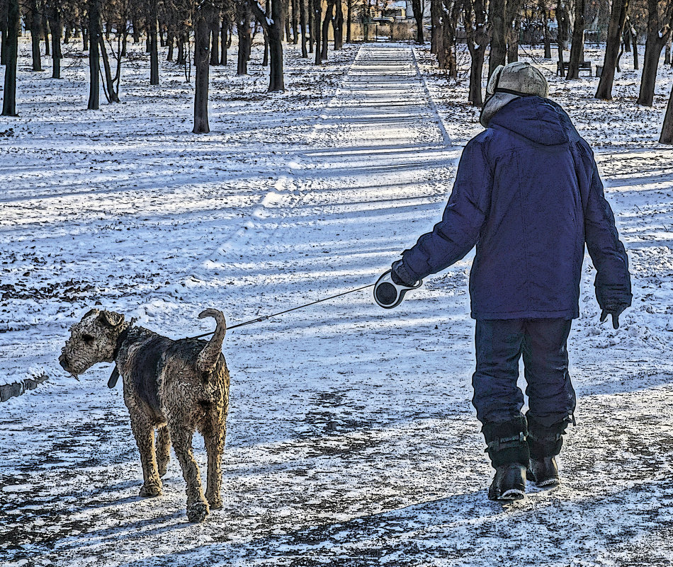 Мужчины на прогулке - Алексей Виноградов