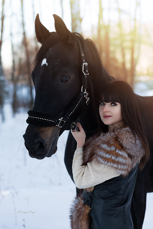 девушка и лошадь - Дмитрий Разин