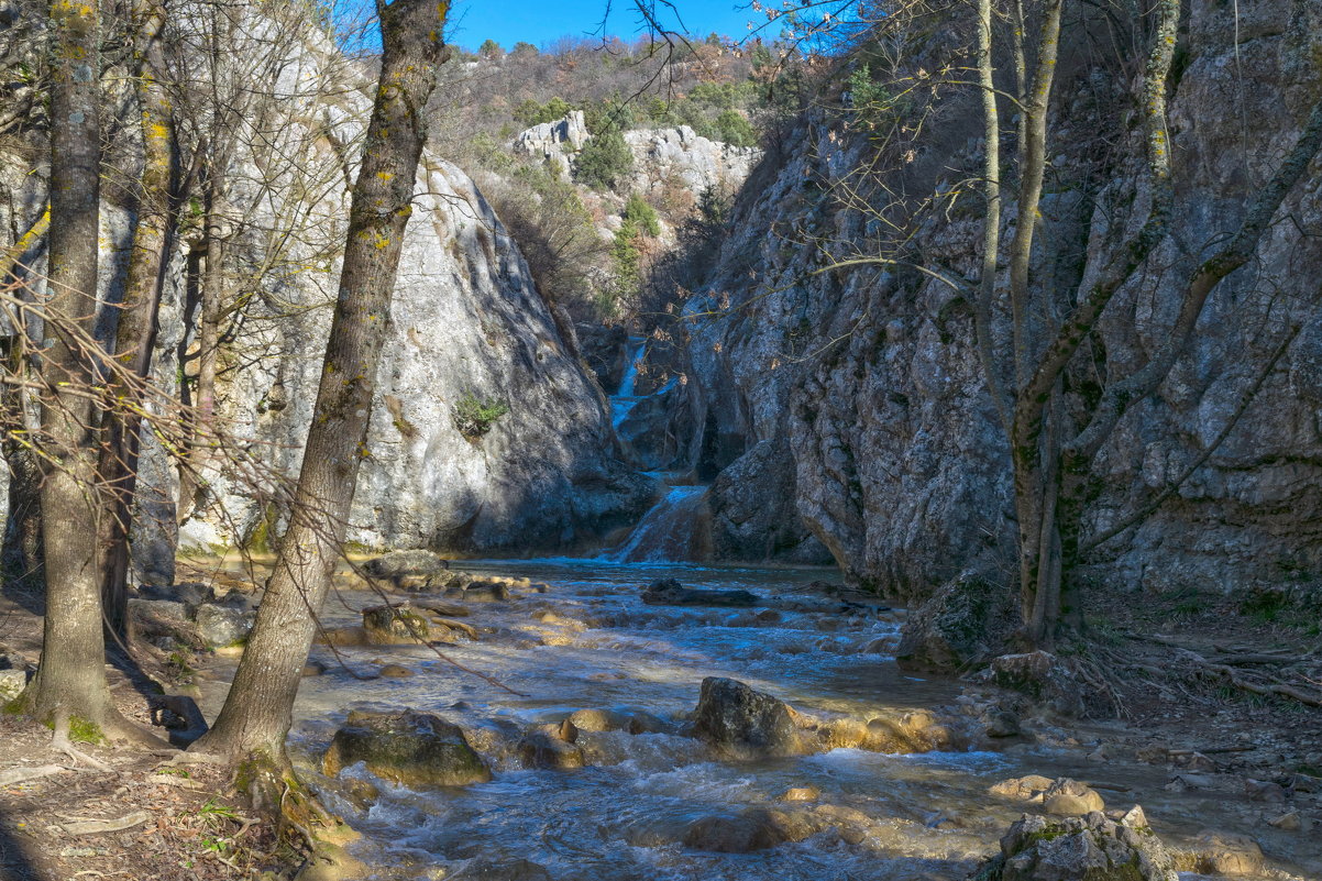 Водопад Трехкаскадный на речке Бага - Игорь Кузьмин