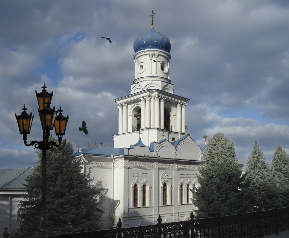 Святогорская лавра, Покровский храм с колокольней - Татьяна Найдёнова
