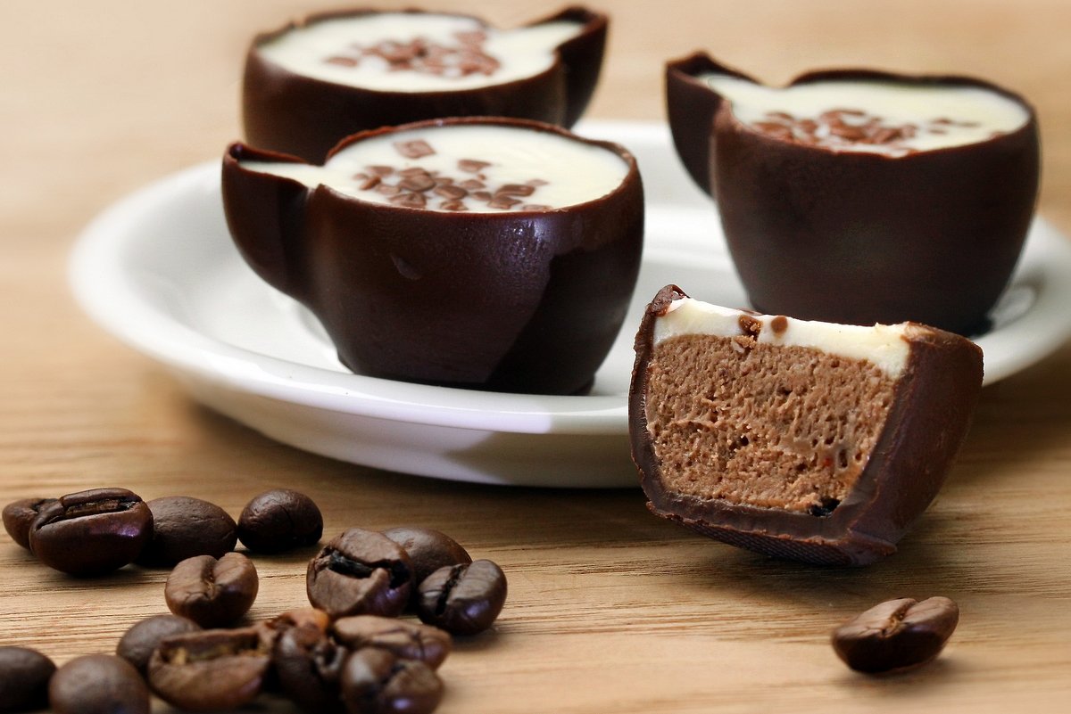 Шоколадный капучино в шоколадной чашечке - Ирина Виниченко