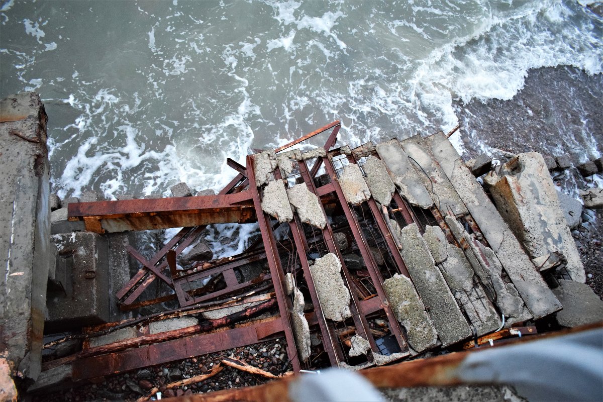 Последствия январского урагана в Светлогорске - Марина 
