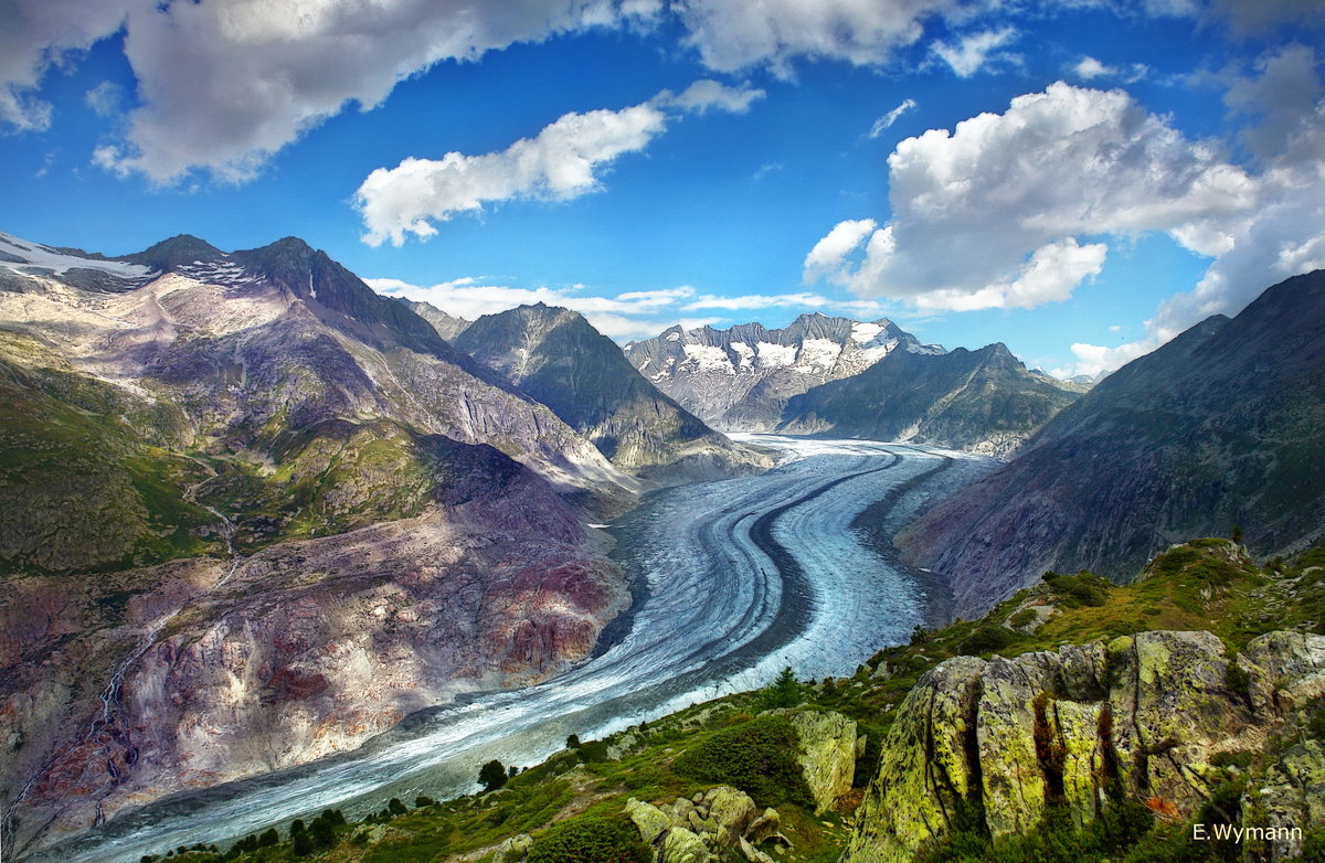 Алечский ледник (Aletschgletscher) - Elena Wymann