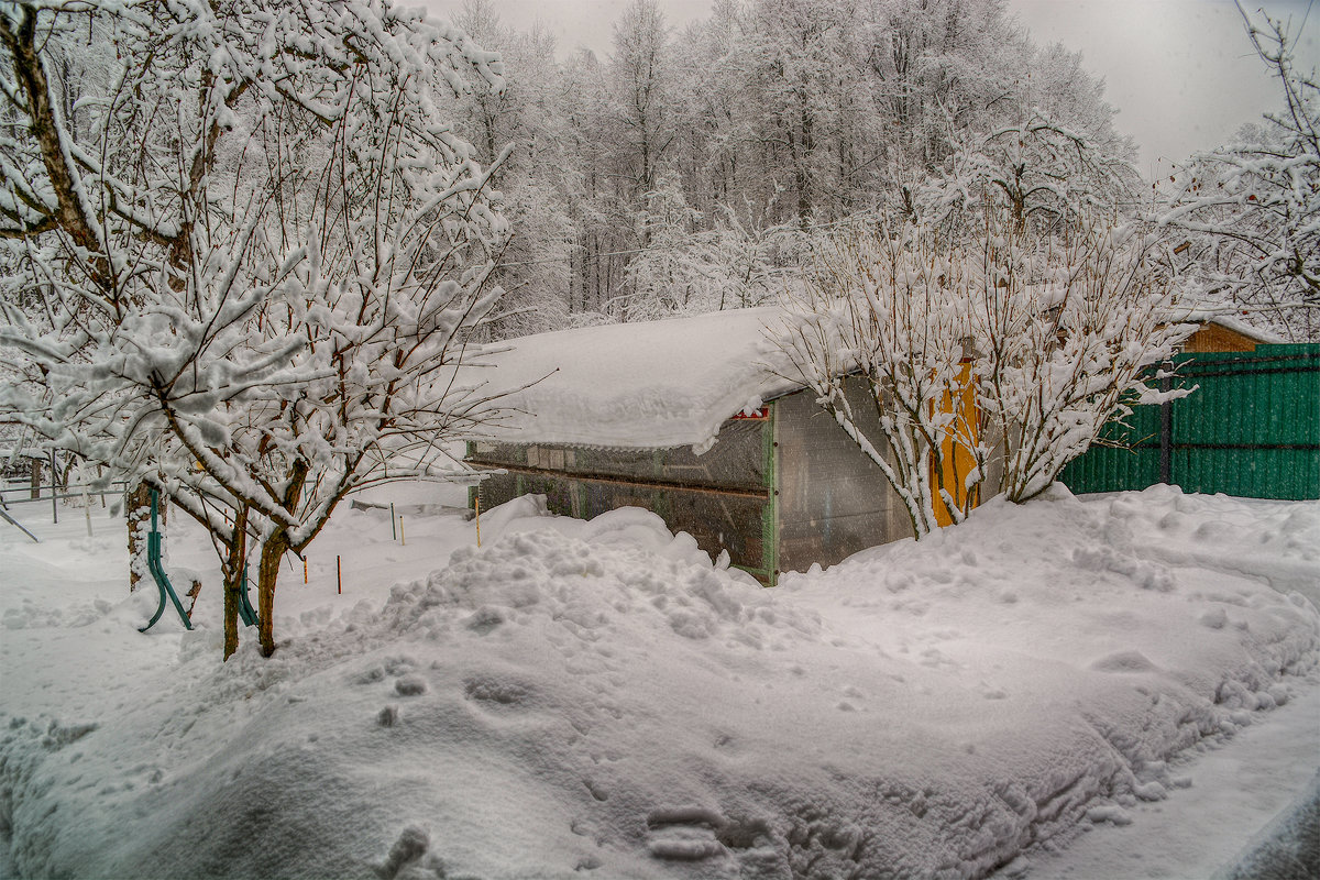 Снегопад в Ромашково 13-02-2019 - Юрий Яньков