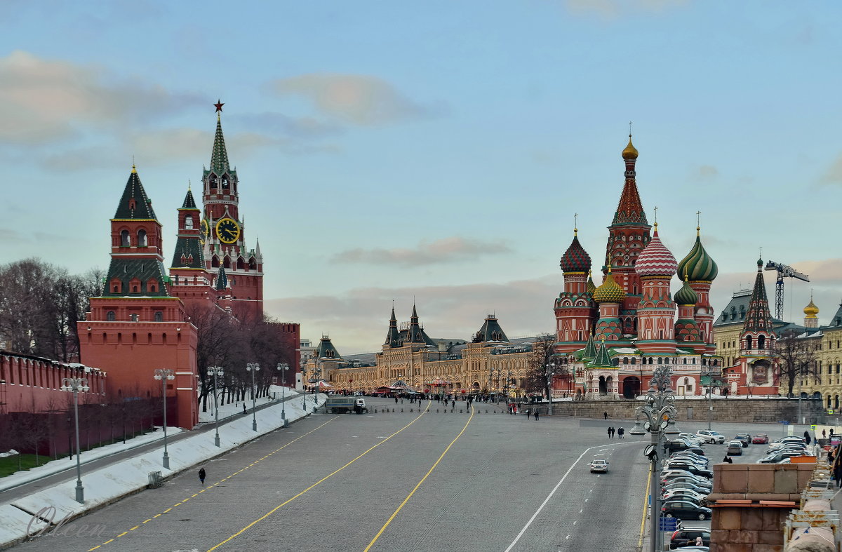 Москва. Вид на Красную площадь - Olcen Len