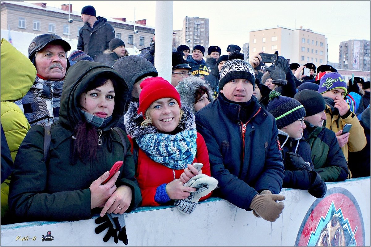 Болельщики в морозном арктическом Североморске горячие - Кай-8 (Ярослав) Забелин