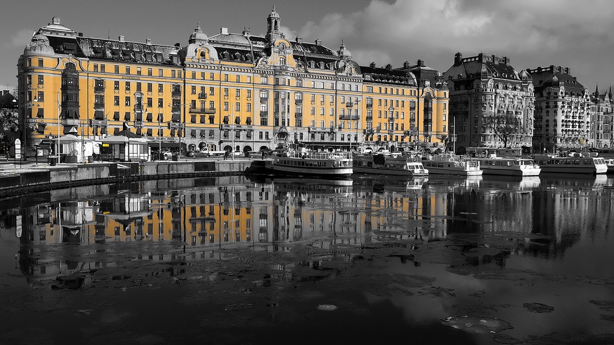 Стокгольм, город в отражении - wea *