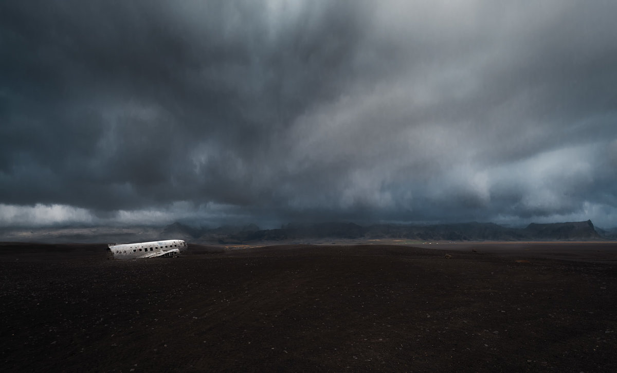 Остатки самолета DC-3 ... Исландия! - Александр Вивчарик