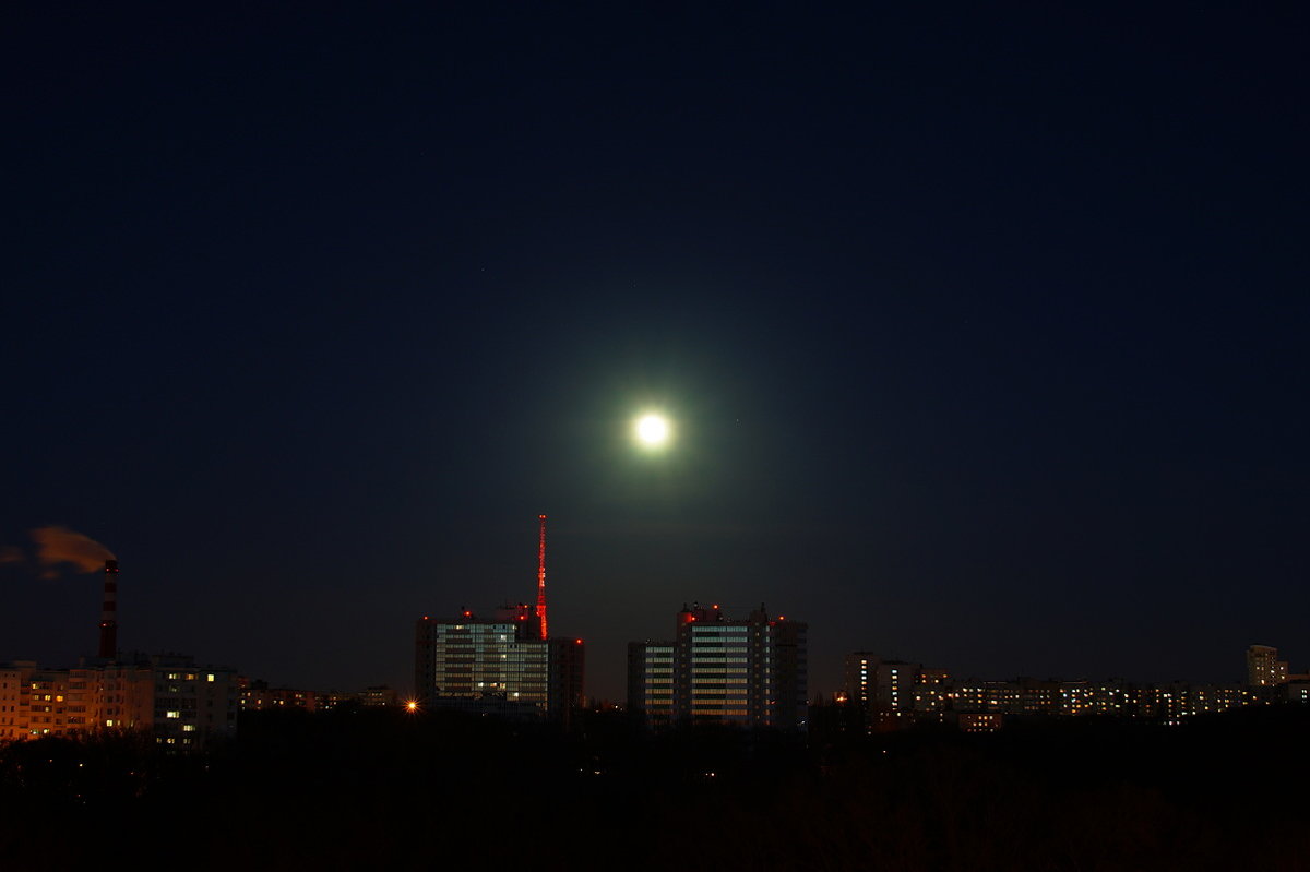 Белгород. Вечерняя СуперЛуна - Сеня Белгородский