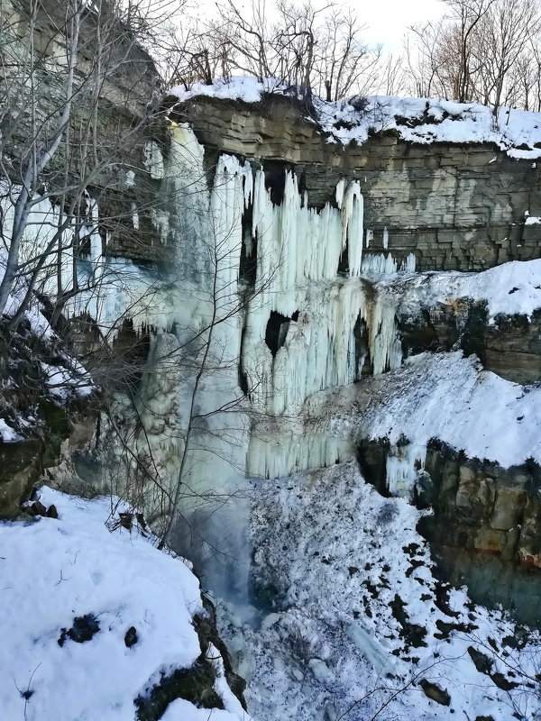 Водопад Валасте (Онтика) зимой - veera v