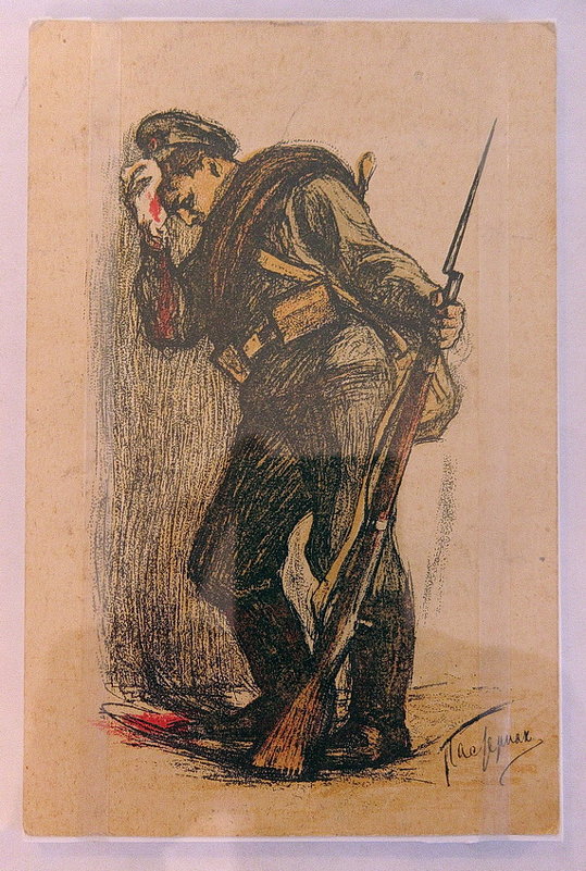 Рисунок "За отчизну", автор Пастернак Л.О., в музее Л.В.Собинова в Ярославле - Николай Белавин