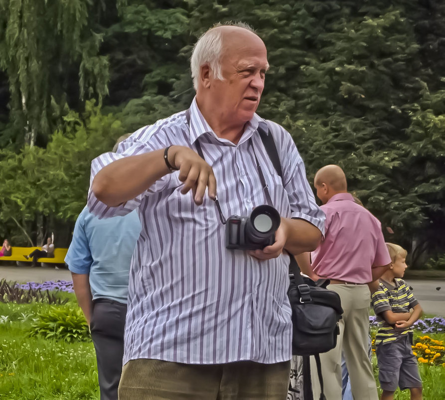 Фотограф в парке - Ольга Винницкая (Olenka)