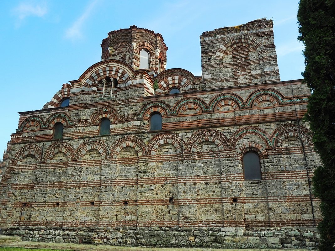 Несебър Болгария Церковь Христа Пантократора XIII век - wea *