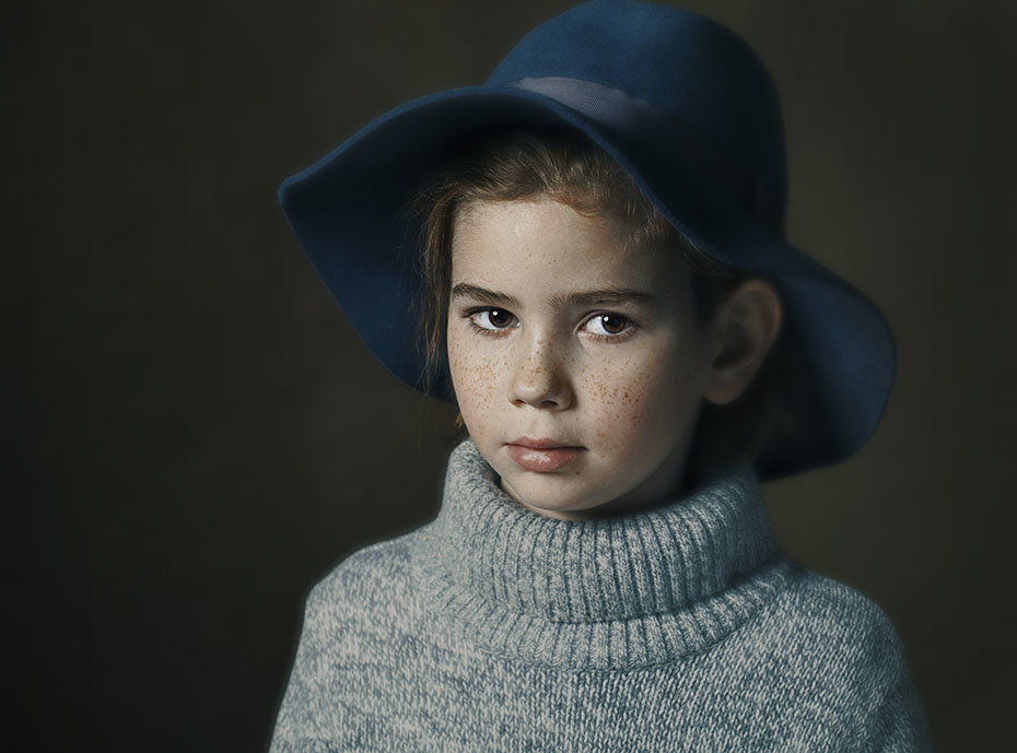 Мальчик в синей шляпе - Viacheslav Krasnoperov