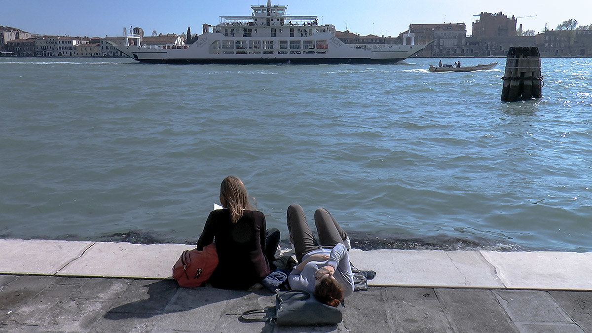 Venezia. Canale della Giudecca ad aprile. - Игорь Олегович Кравченко