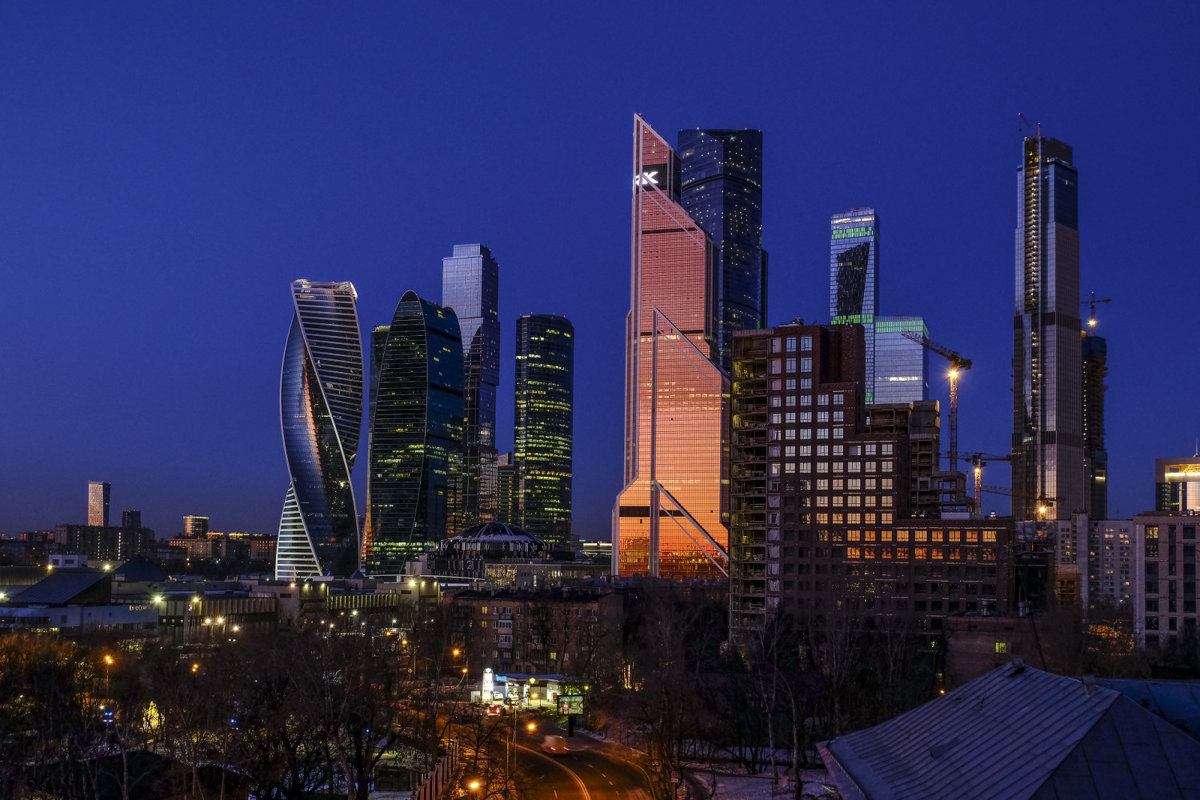 новый рассвет в Москве-Сити - Георгий А