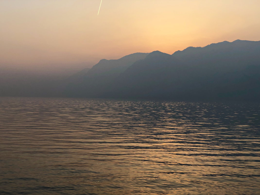 Закат на озере Гарда - Ирина Бруй