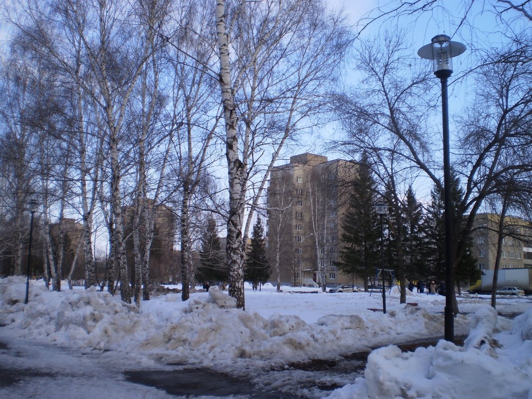 Март в городе. - Венера Чуйкова