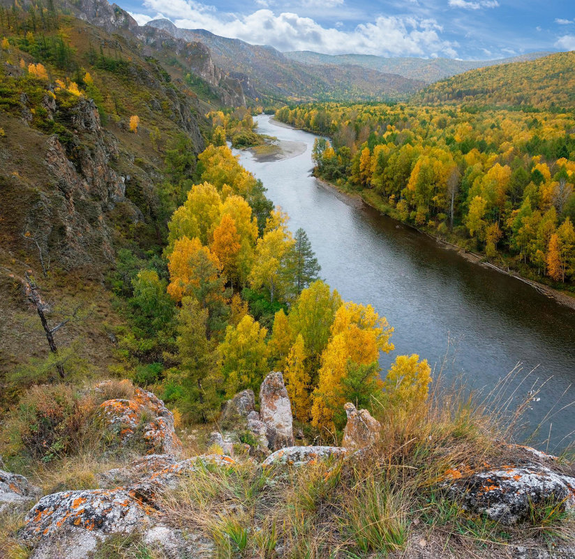 Осень в горах Сибири - Алексей Мезенцев