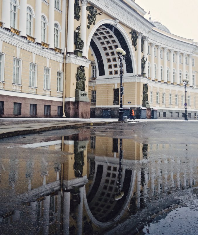 на Дворцовой площади - Елена 