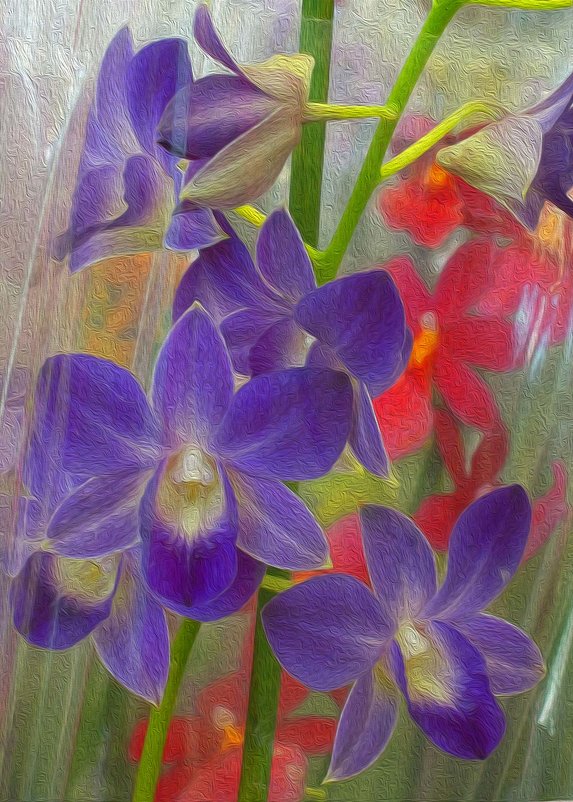 Прелесть орхидей... Картина маслом ) - Тамара Бедай 