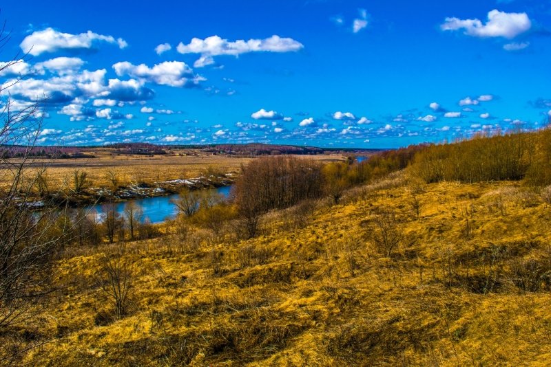 Весенний пейзаж - Виктор Корочкин 