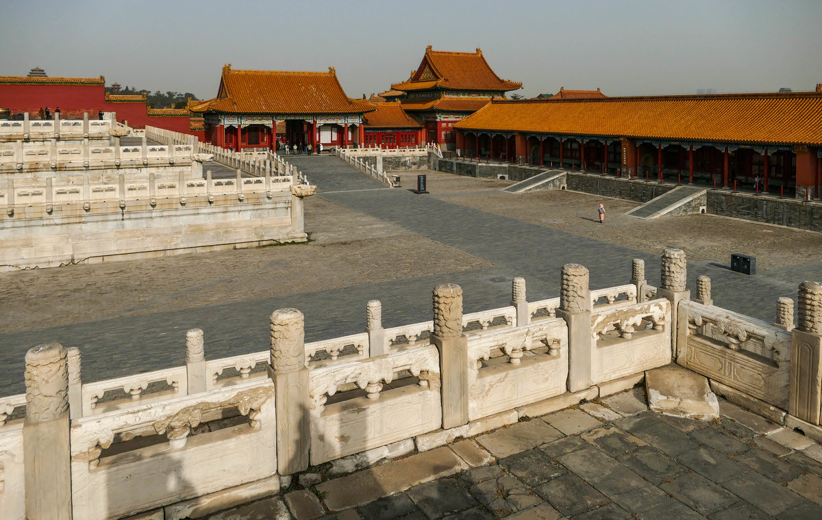 А вот и ворота ведущие к закрытой (внутренней) части дворцового комплекса. Пекин - Юрий Поляков