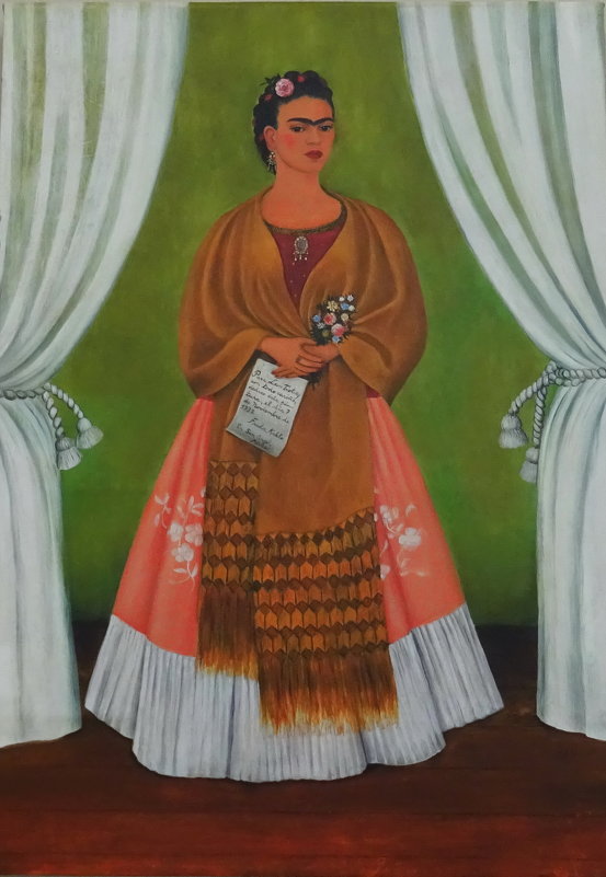 На выставке мексиканской художницы Фриды Кало. Автопортрет - 2 - татьяна 